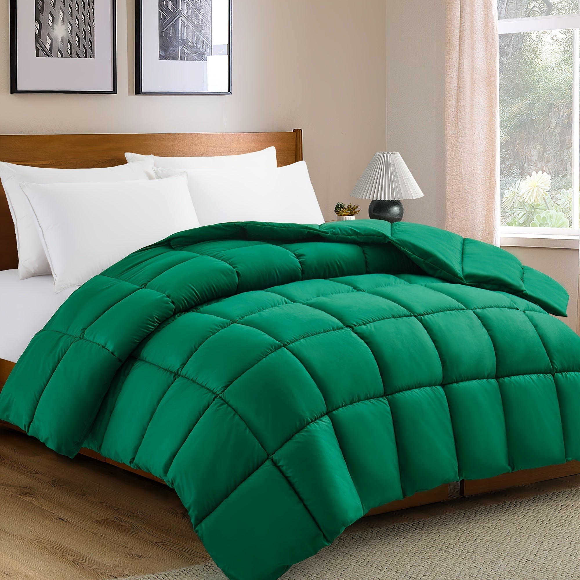 Reversible Microfiber Comforter - All-Season