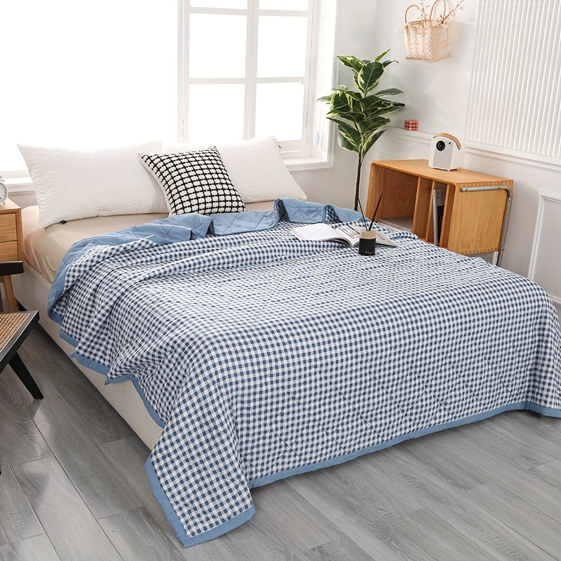 Preppy Plaid Summer Blanket - Cool Nights