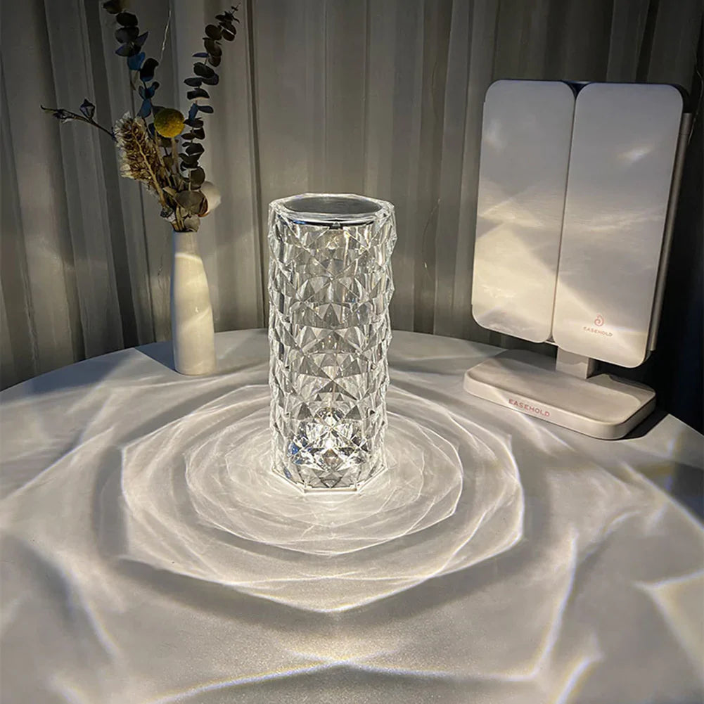 Crystal Light - Wireless Rechargeable Table Lamp