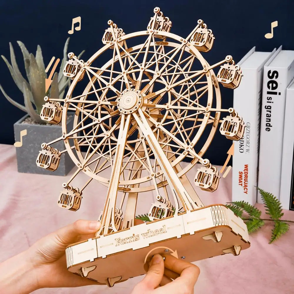 WoodCraft 3D Set – Ferris Wheel Model Kit