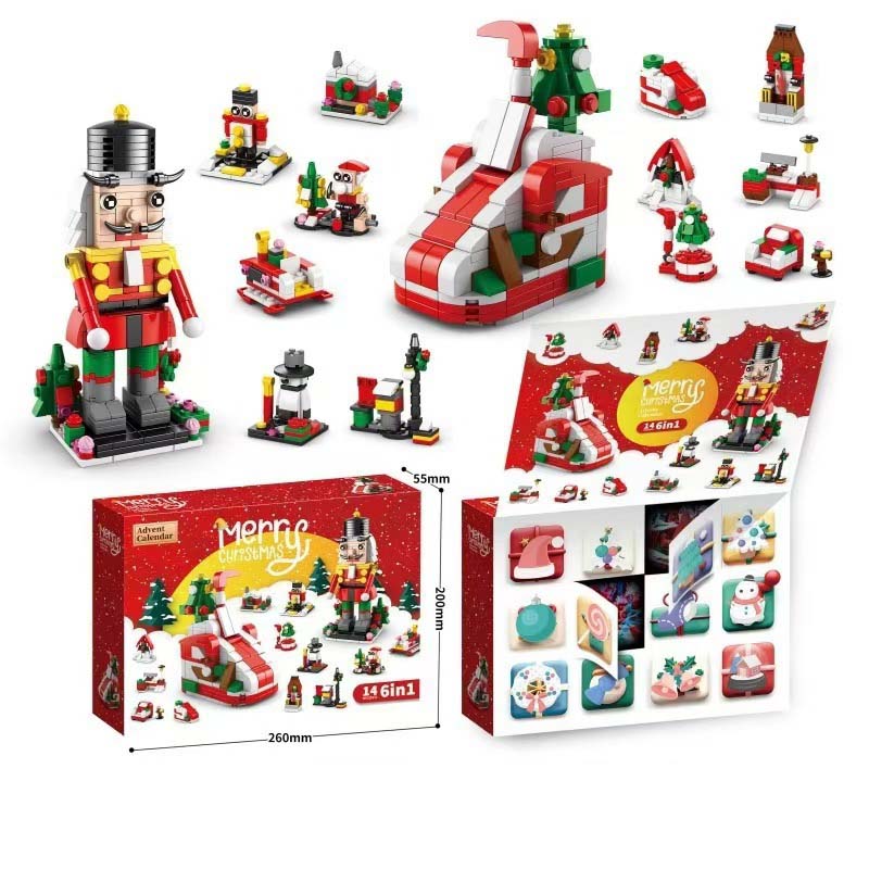 BuildJoy Festive Building Blocks Advent Calendar