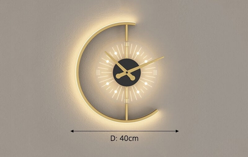 LED Wall Clock - Modern Illuminated Design