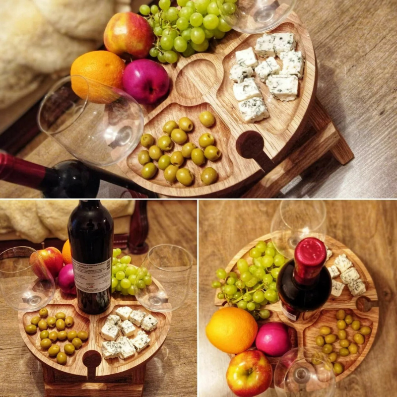 WineNest - Folding Picnic Wine Table