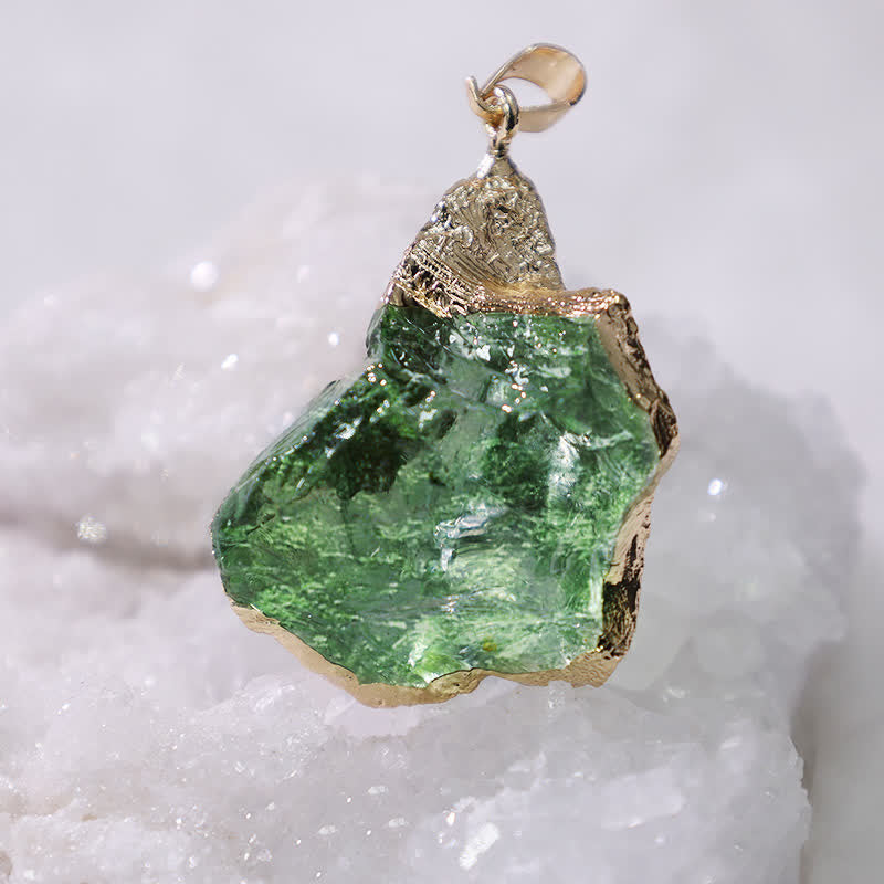 Natural Moldavite - Crystal Necklace