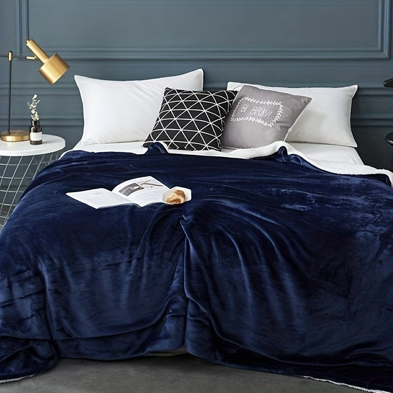 Chic Sherpa Fleece Blanket - Optimal Comfort