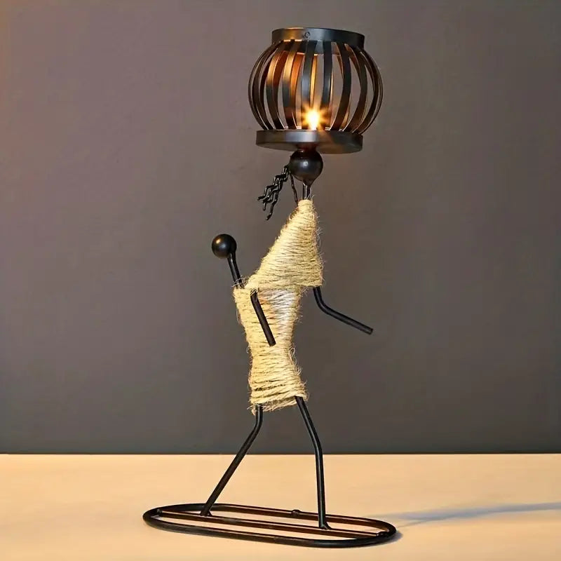 VintageMan - Retro Elegant Candle Holder