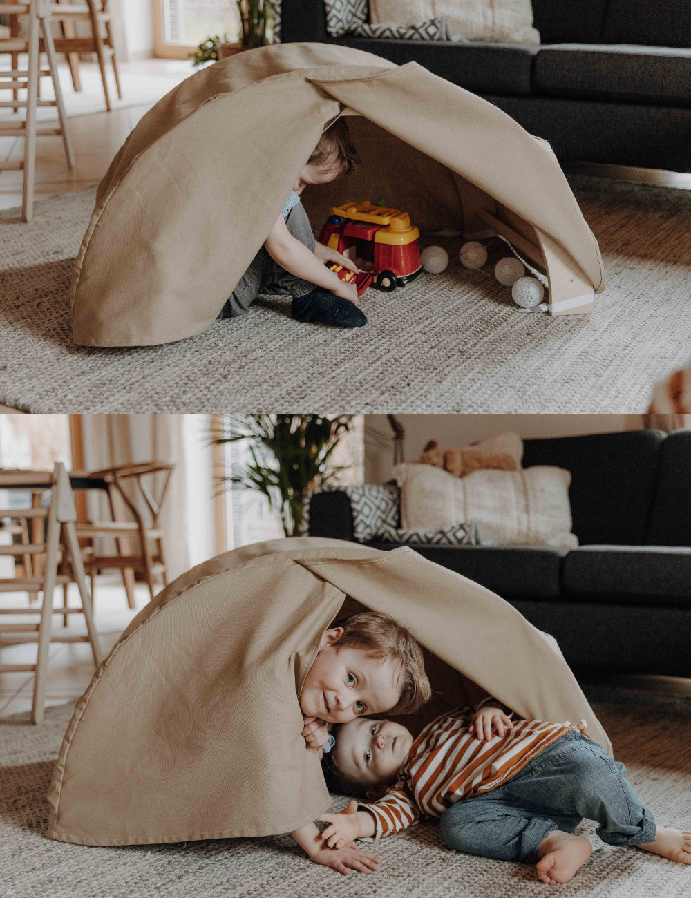 PlayNest - Cotton Play Tent for Climbing Arches