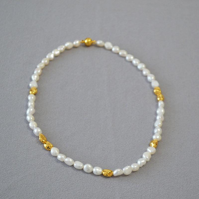 UniqueGlow - Baroque Pearl Necklace