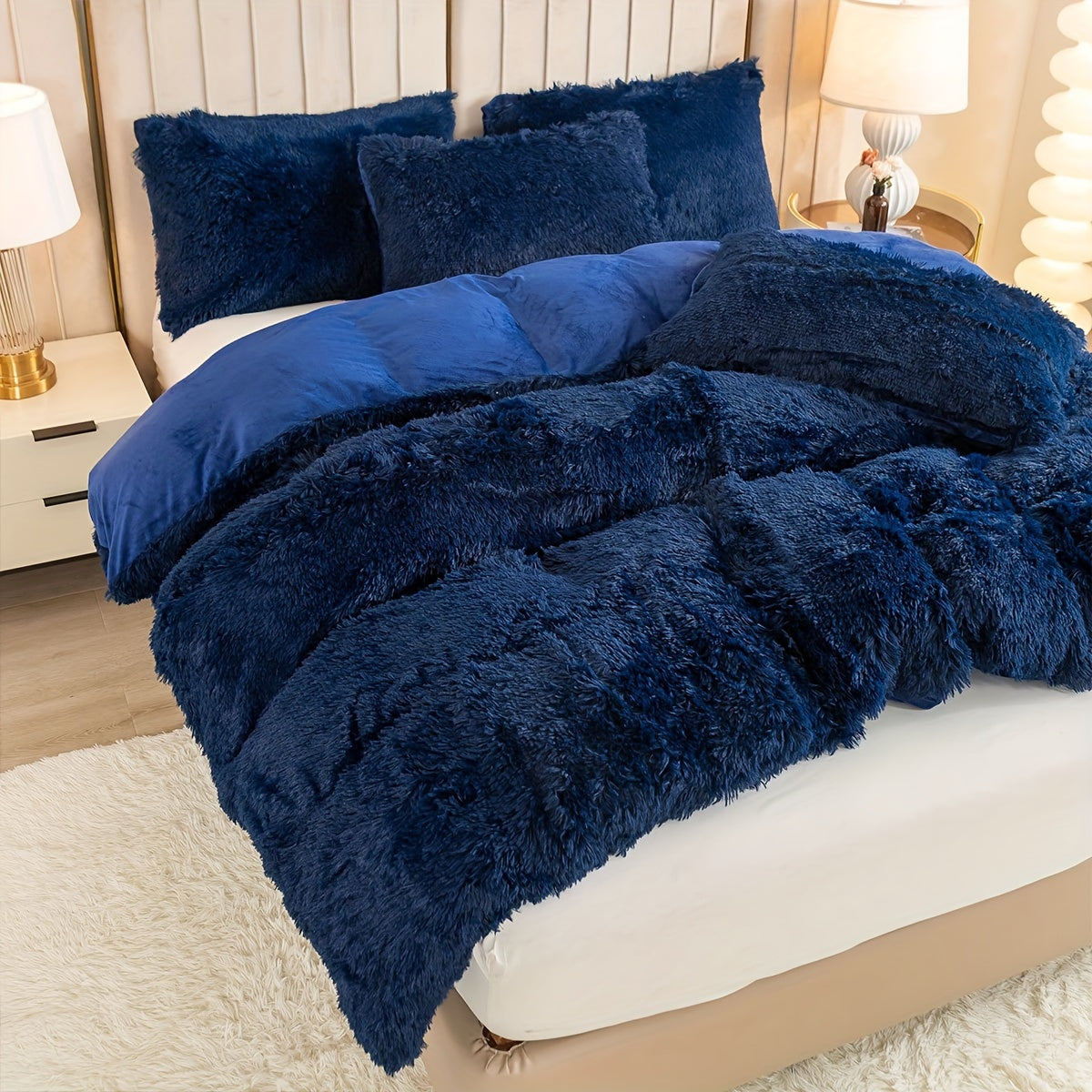 Ultra-Soft Plush Duvet Cover Set - Zipped