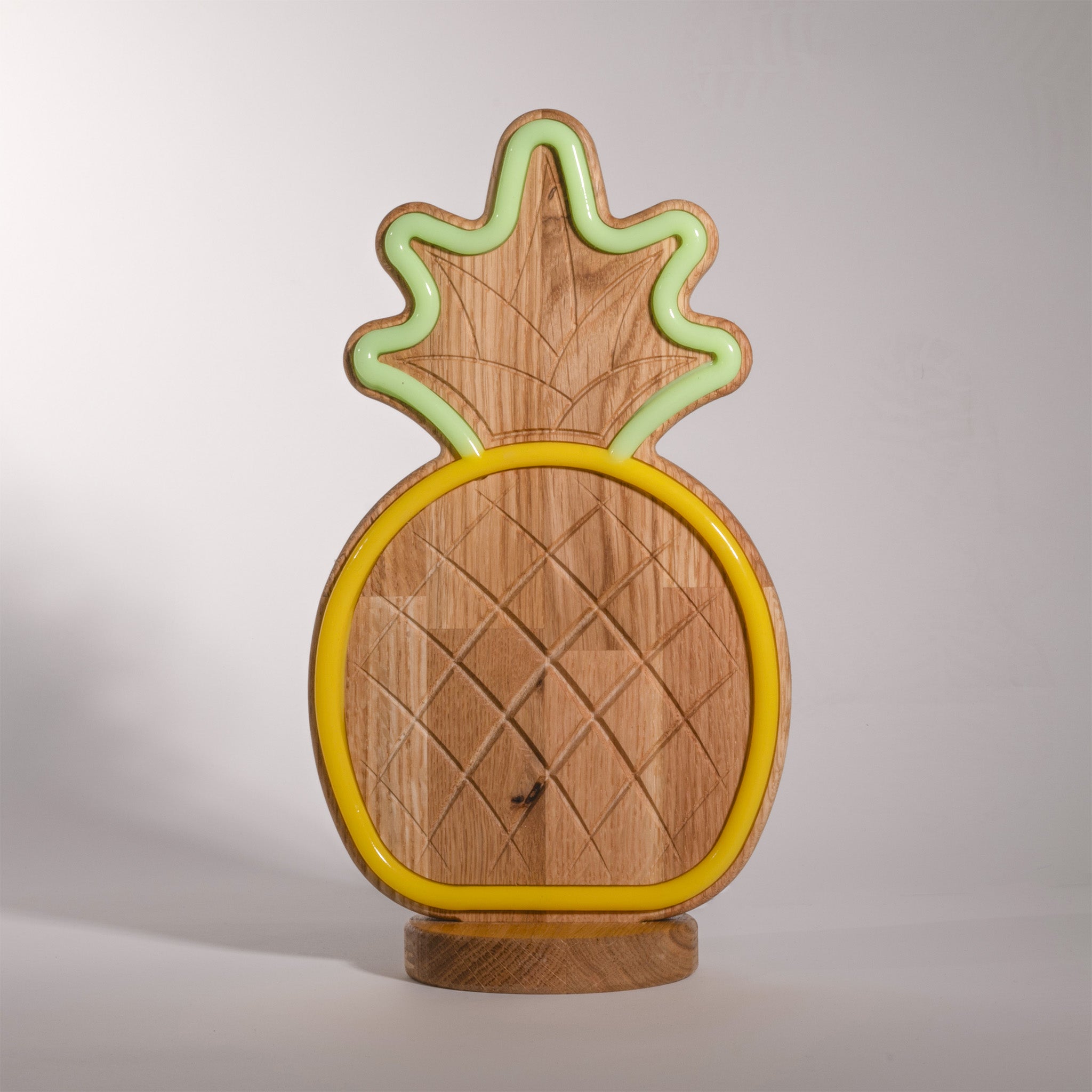 WoodGlow - Tropical Wooden Neon Light