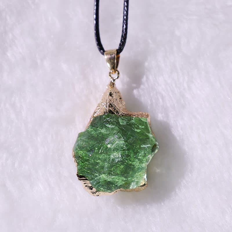 Natural Moldavite - Crystal Necklace