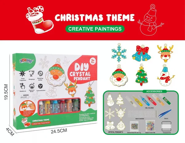 SparkleArt - DIY Paint Your Own Keychain Kit
