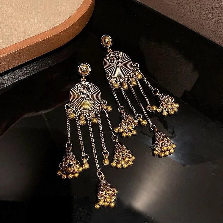 Noura - Boho Ethnic Drop Earrings for Women