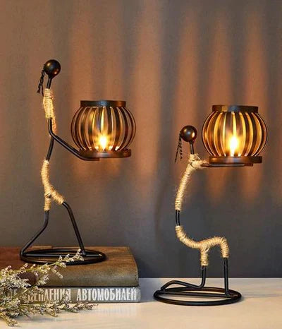 VintageMan - Retro Elegant Candle Holder