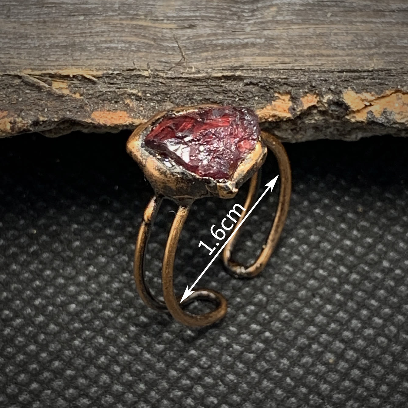 Selina - Natural Raw Birthstone Ring for Women