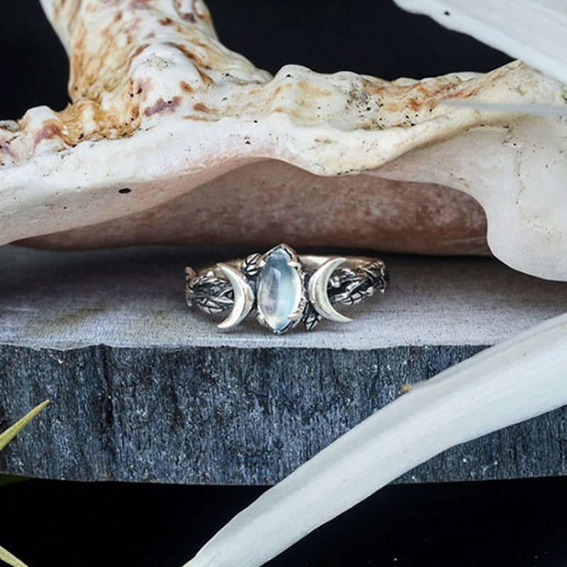 Iris - Moonstone Statement Ring for Women
