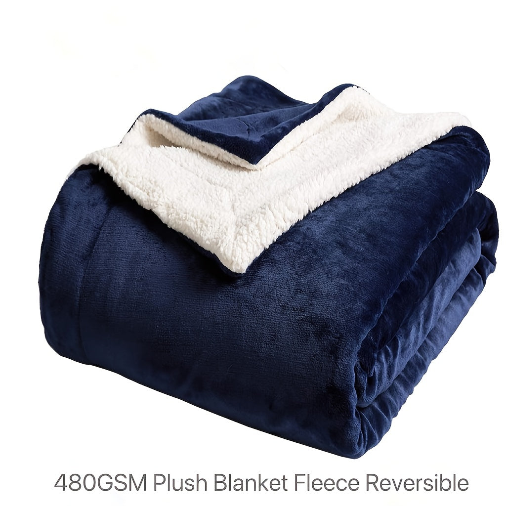 Chic Sherpa Fleece Blanket - Optimal Comfort