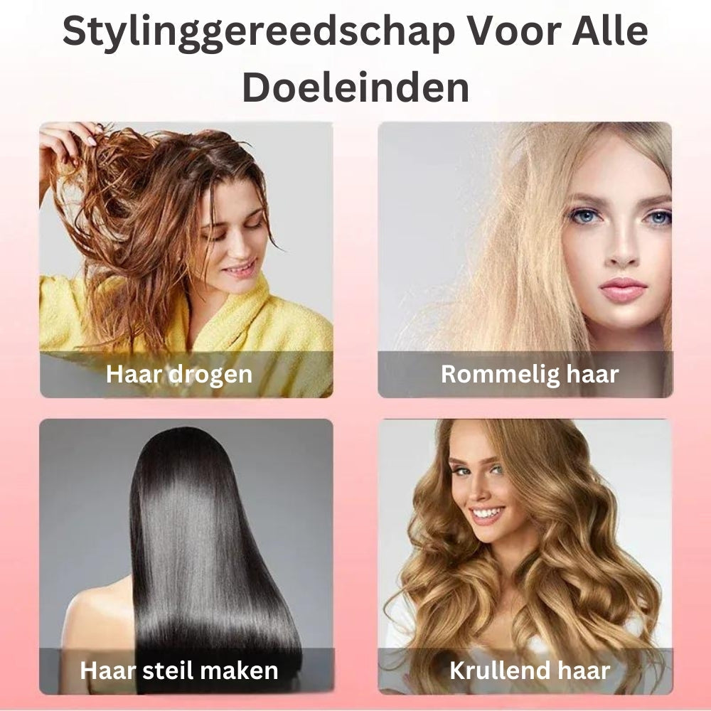 RevolveGlam Styler - 3-in-1 Electric Hair Styler