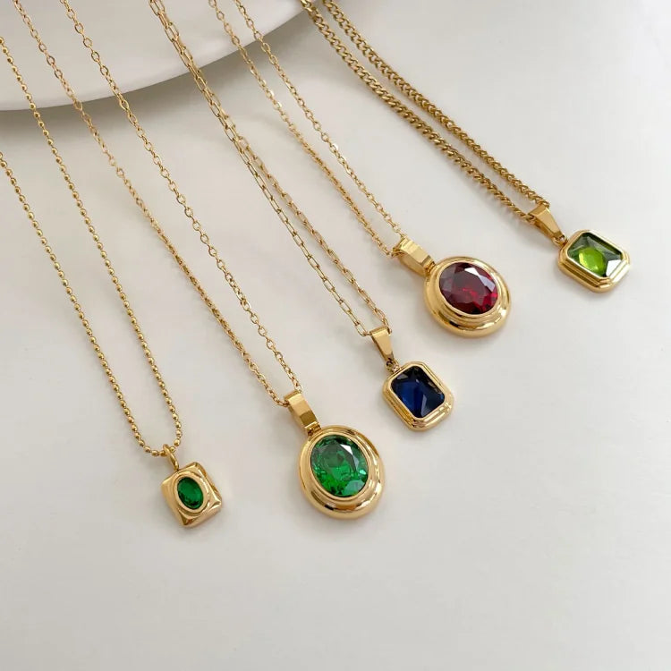 Celeste - Vintage Gemstone Necklace for Women