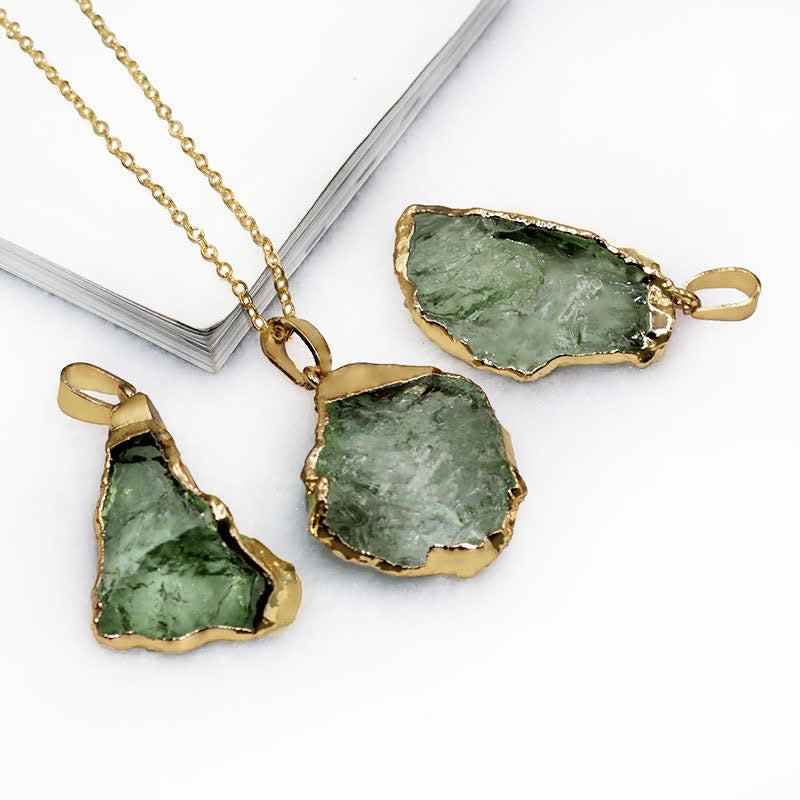 Natural Moldavite - Crystal Necklace