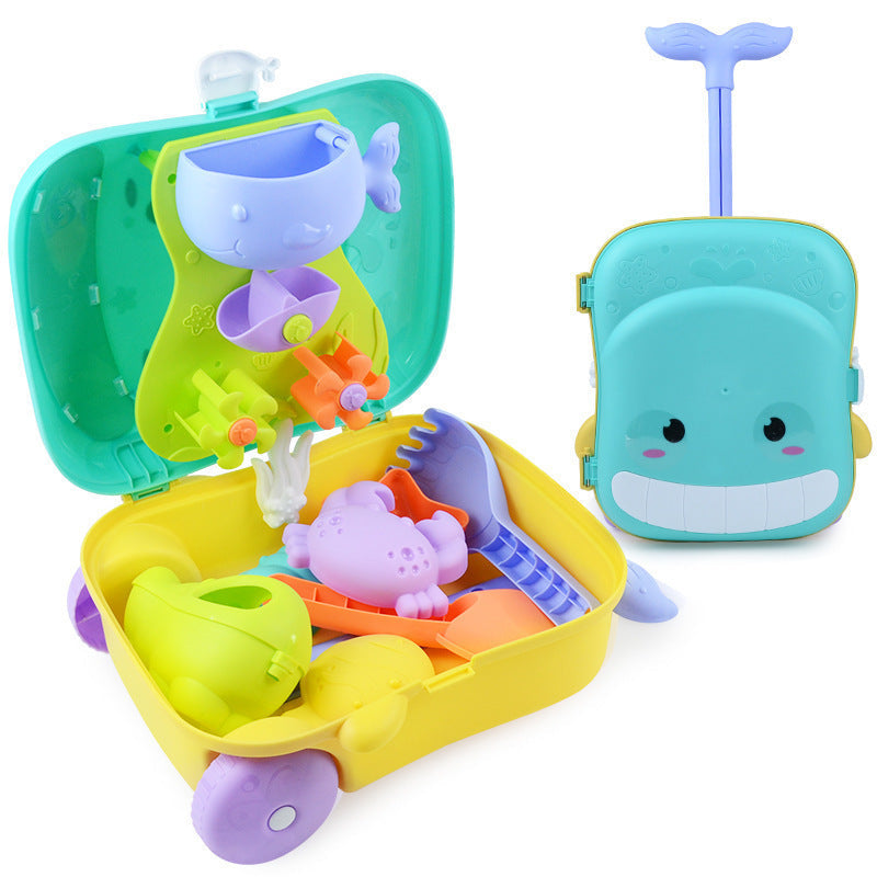 BeachBuddy Trolley - Pull-Along Beach and Sand Toy Set for Kids