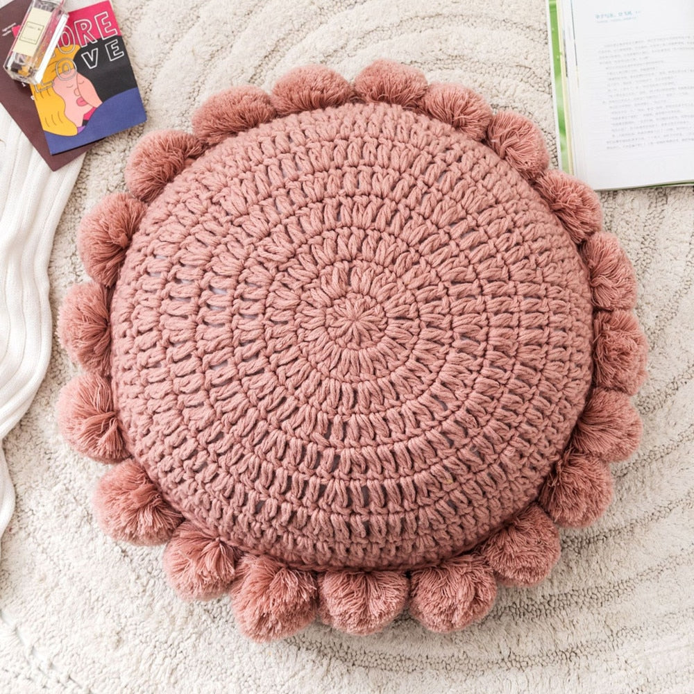 CozyCushion - Stylish Round Decorative Throw Pillow