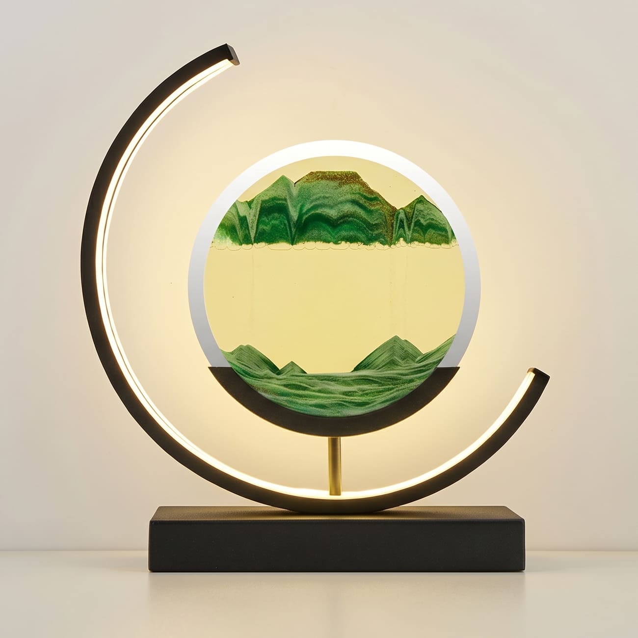 AbyssalGlow | Serene Dynamic 3D Sand Shell Table Lamp for Bedroom 1