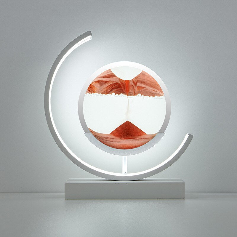 AbyssalGlow | Serene Dynamic 3D Sand Shell Table Lamp for Bedroom 13