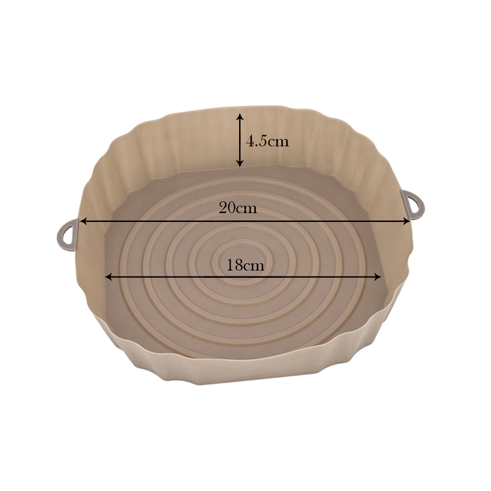 SiliconFry Tray - Reusable Dishwasher-Safe Air Fryer Liner