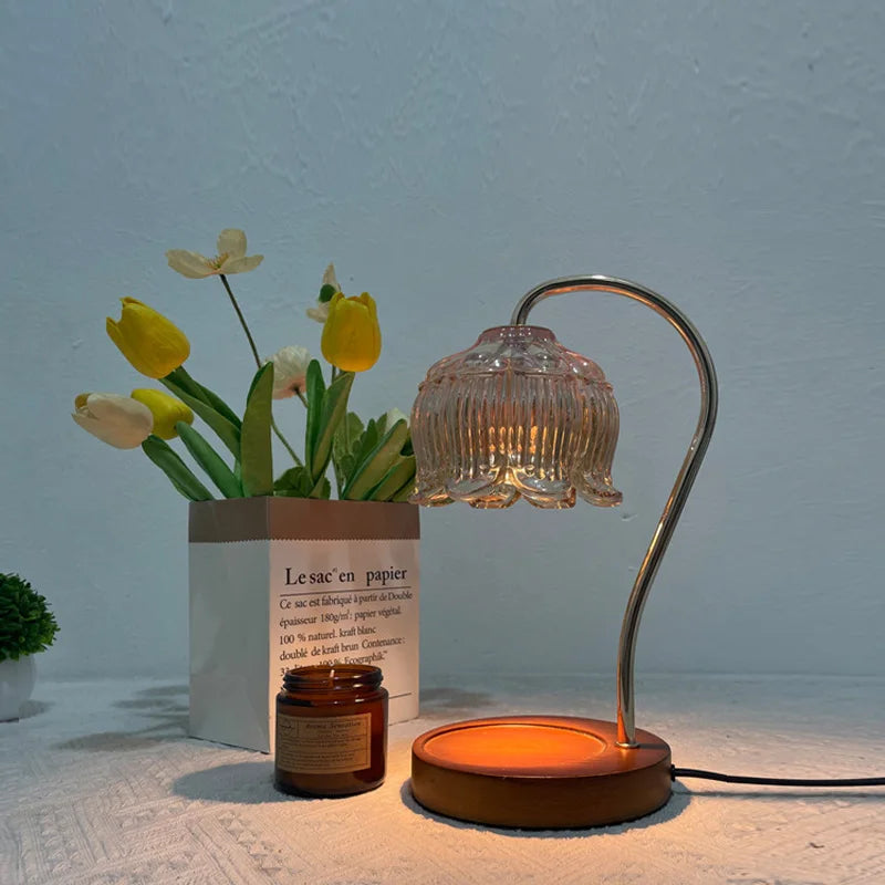 AntiqueAura Retro Night Lamp - Vintage Bedside Light