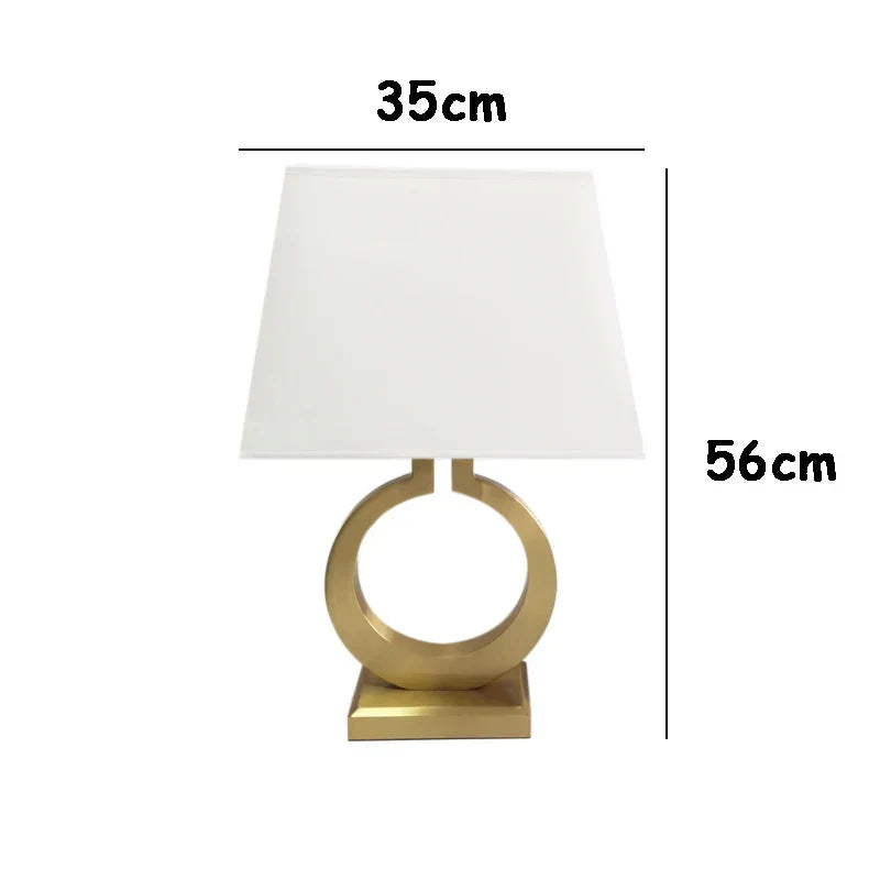 VillaGlow Gold Table Lamp - Luxe Design Light