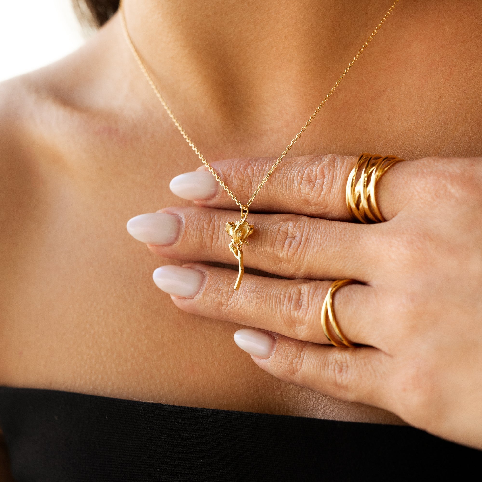 Nora Branch Ring — Adjustable