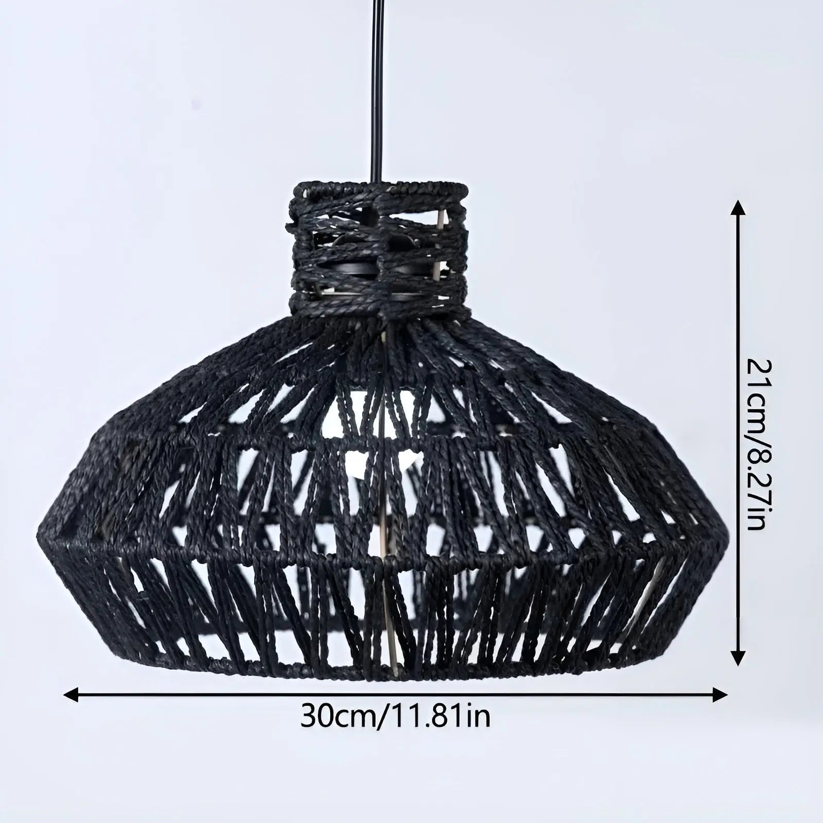 Vintage Rattan Pendant Lamp - Vintage Rattan Hanging Light
