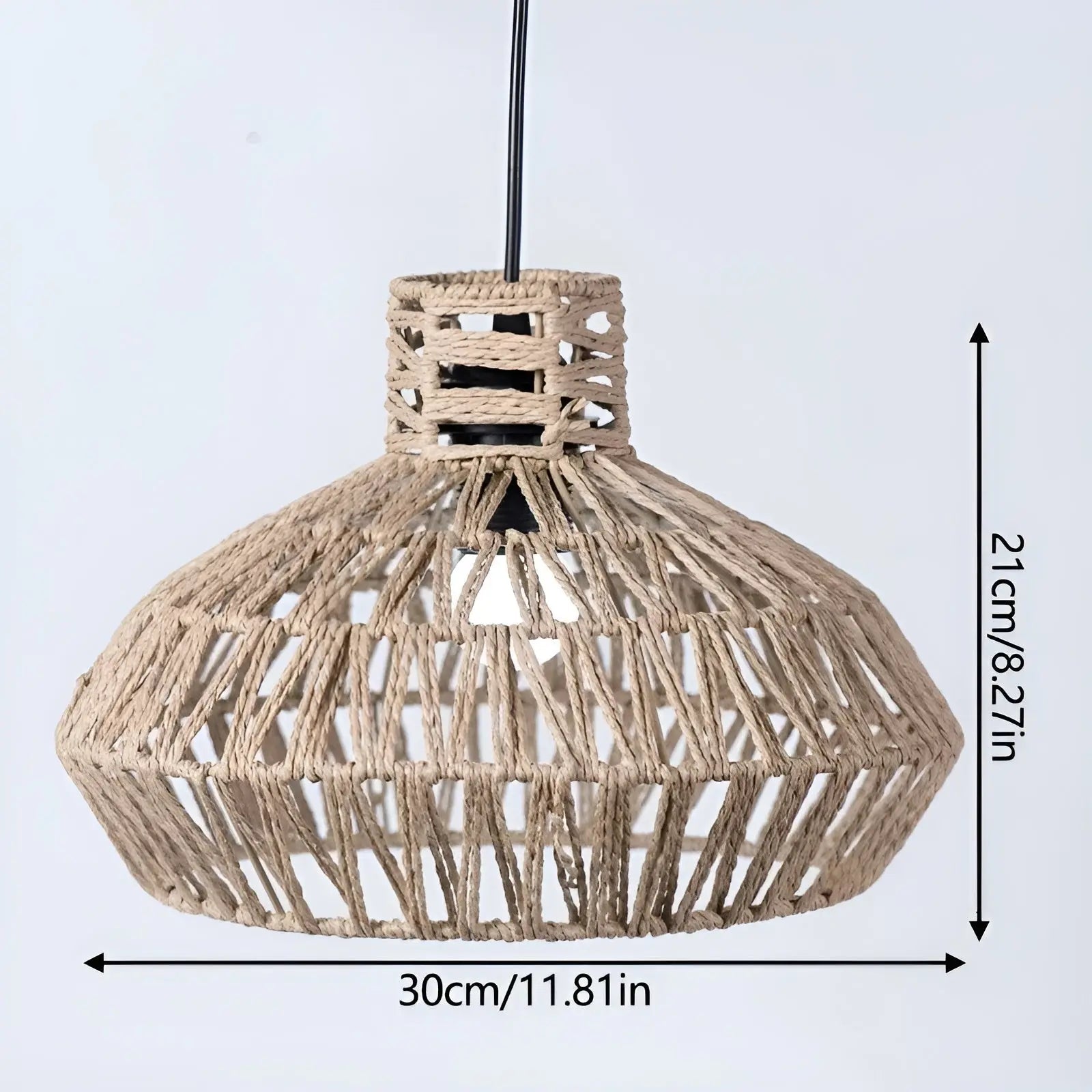Vintage Rattan Pendant Lamp - Vintage Rattan Hanging Light