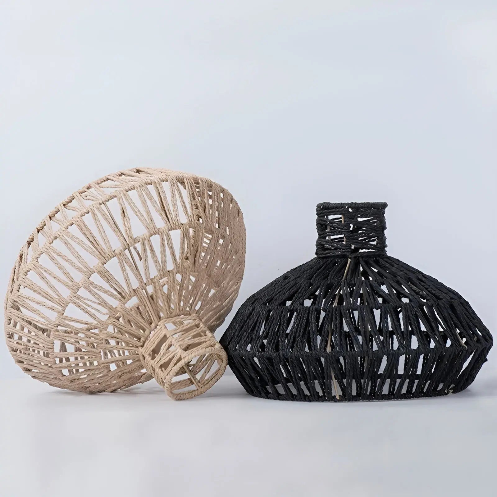 Vintage Rattan Pendant Lamp - Vintage Rattan Hanging Light