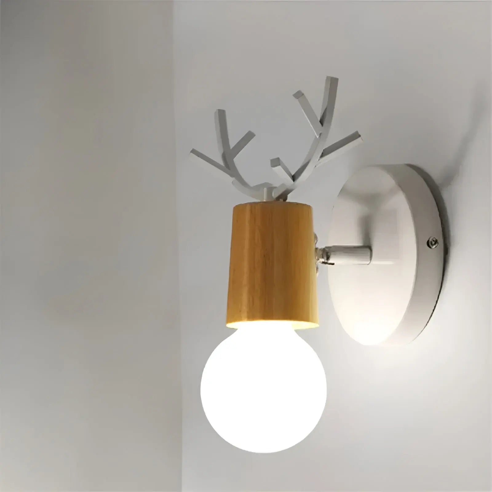 Nordic Glow Antler LED Wall Lamp - Antler Wall Sconce