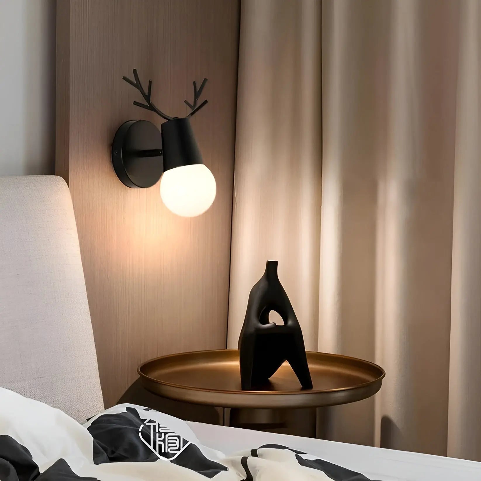 Nordic Glow Antler LED Wall Lamp - Antler Wall Sconce