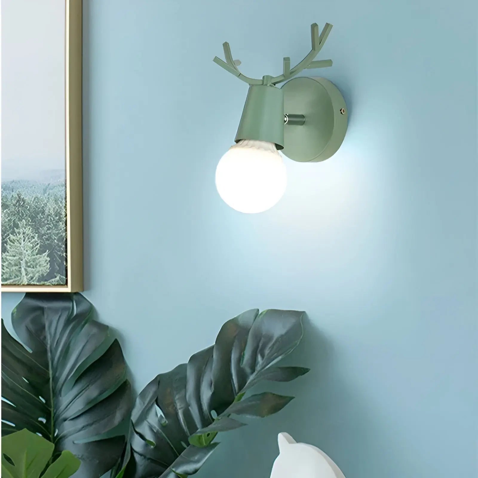 Nordic Glow Antler LED Wall Lamp - Antler Wall Sconce