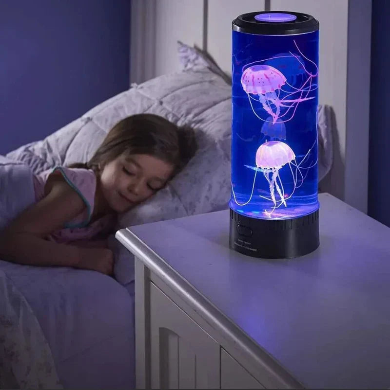 AquaGlow | Serene Color-Changing LED Jellyfish Lava Lamp 0