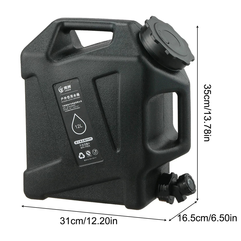 AquaTrek | 12L Portable Water Tank with Removable Faucet | Durable Design for Outdoor Hydration 9