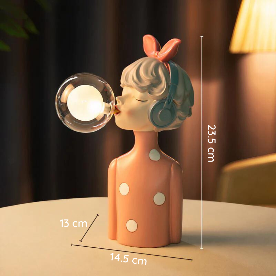 ArtisanGlow | Elegant Handcrafted Wood Bedside Table Lamp for Cozy Interiors 9