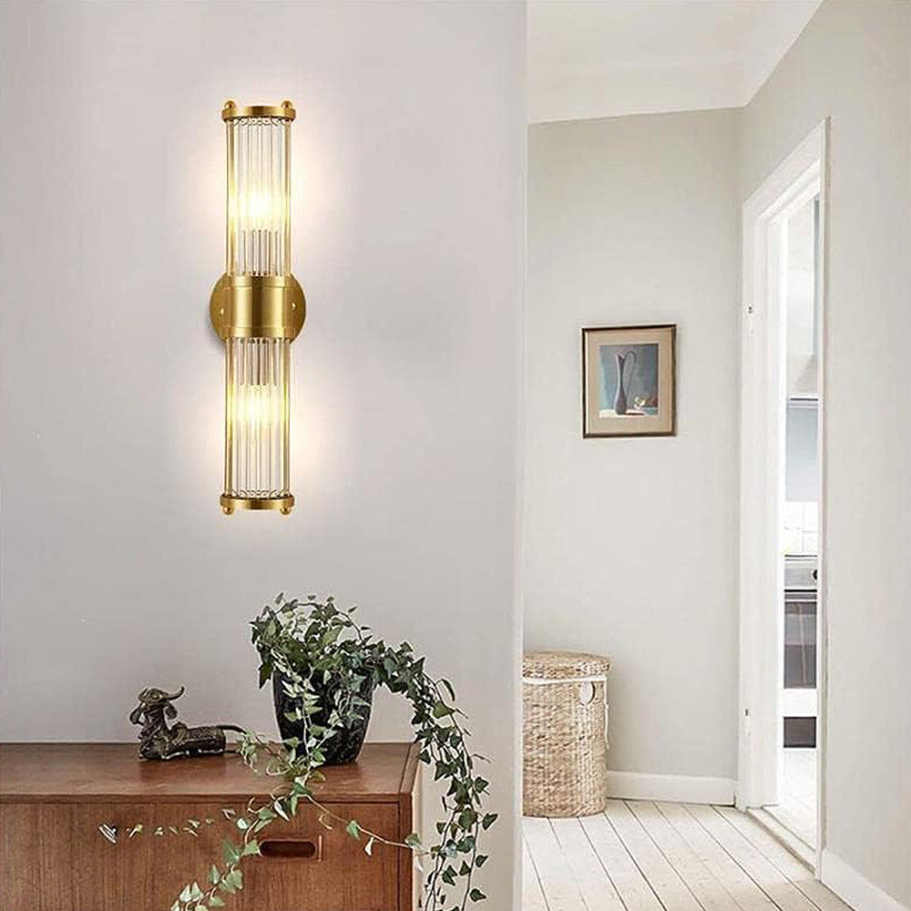 AureliaGold | Elegant Gold Bathroom Wall Sconce Lighting Fixture 5
