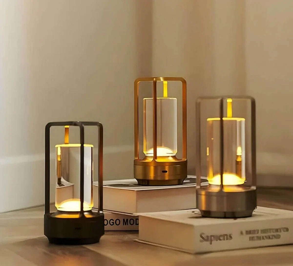 AuroraGlow | Stylish Portable Waterproof Cordless Table Lamp 5