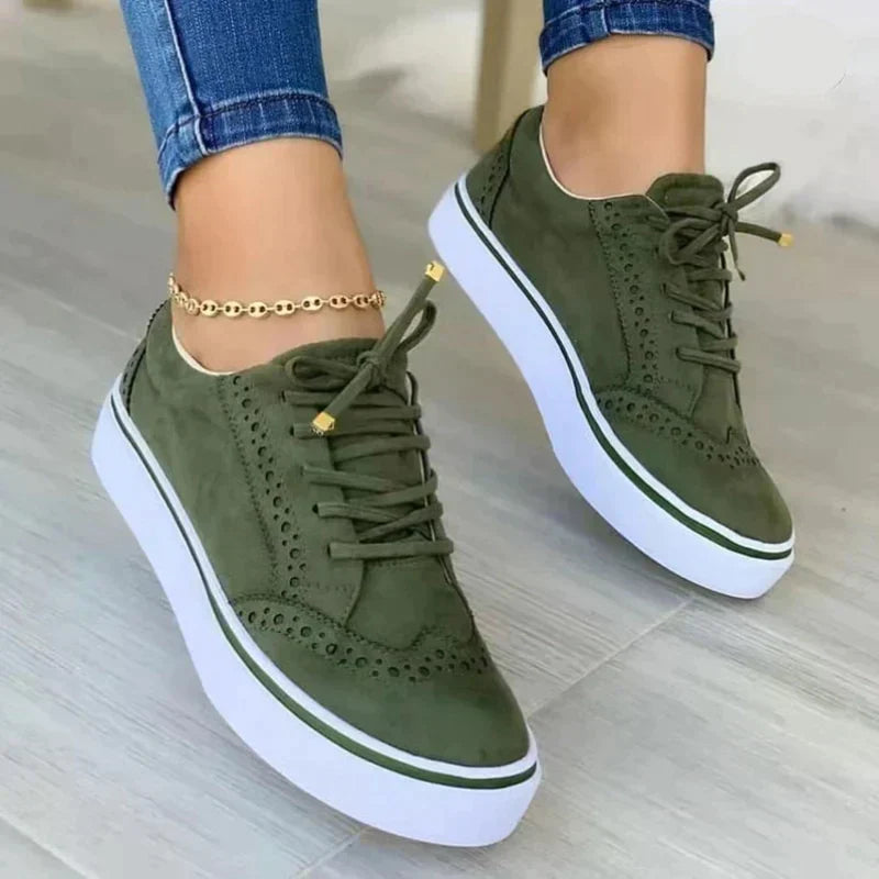 Autumn Women's Trendy Sneakers - Stylish and Cozy Footwear for Fall Fashion 1
