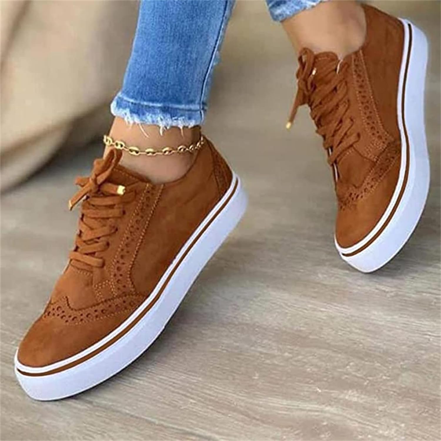 Autumn Women's Trendy Sneakers - Stylish and Cozy Footwear for Fall Fashion 5