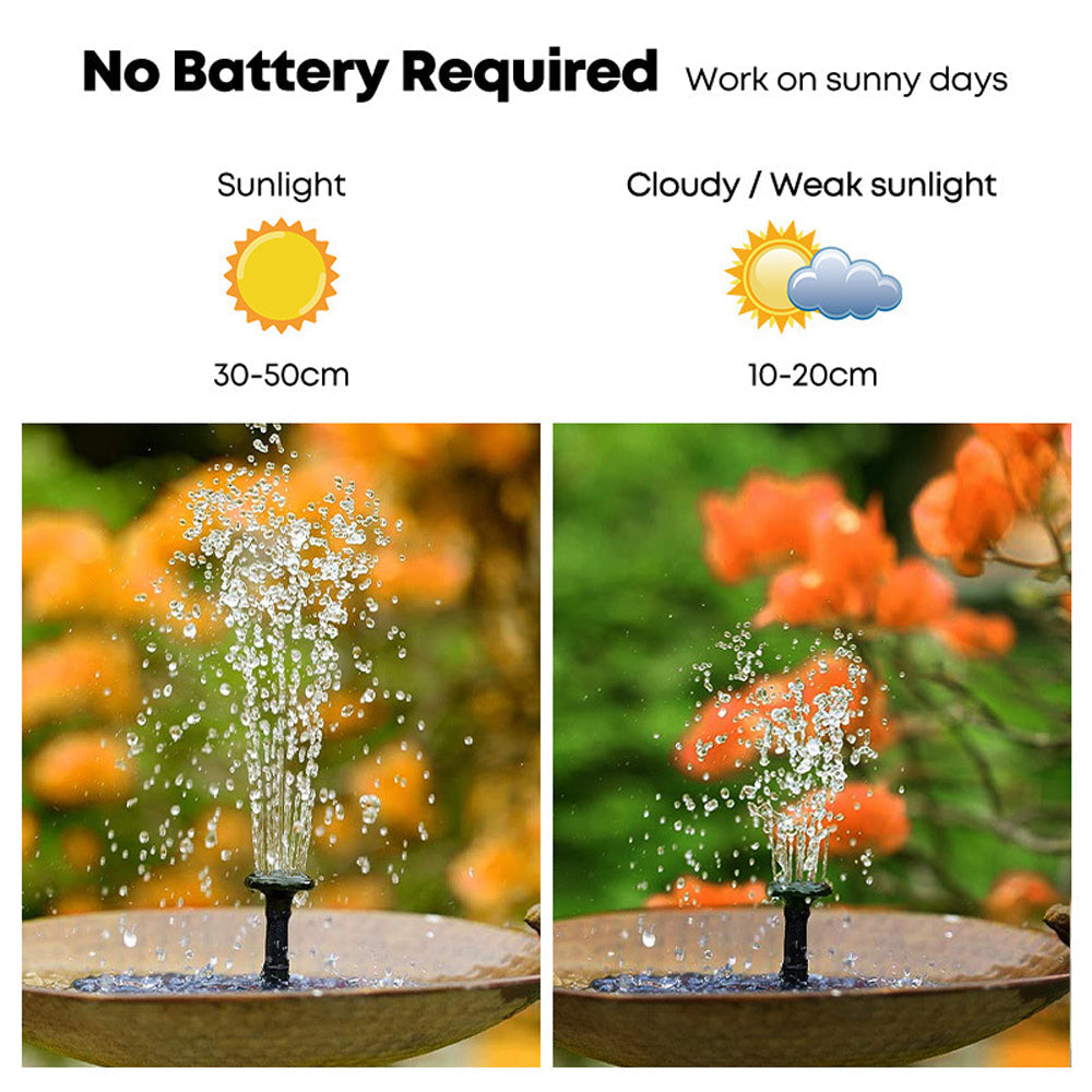 Flowbee - Solar Bird Bath Fountain