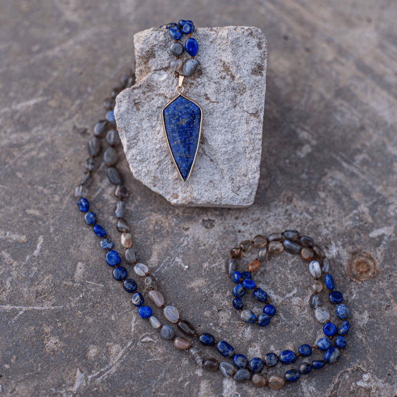 Aurealis Mala Gemstone Necklace