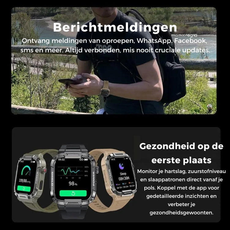 BlazeX Pro Smartwatch - iOS & Android