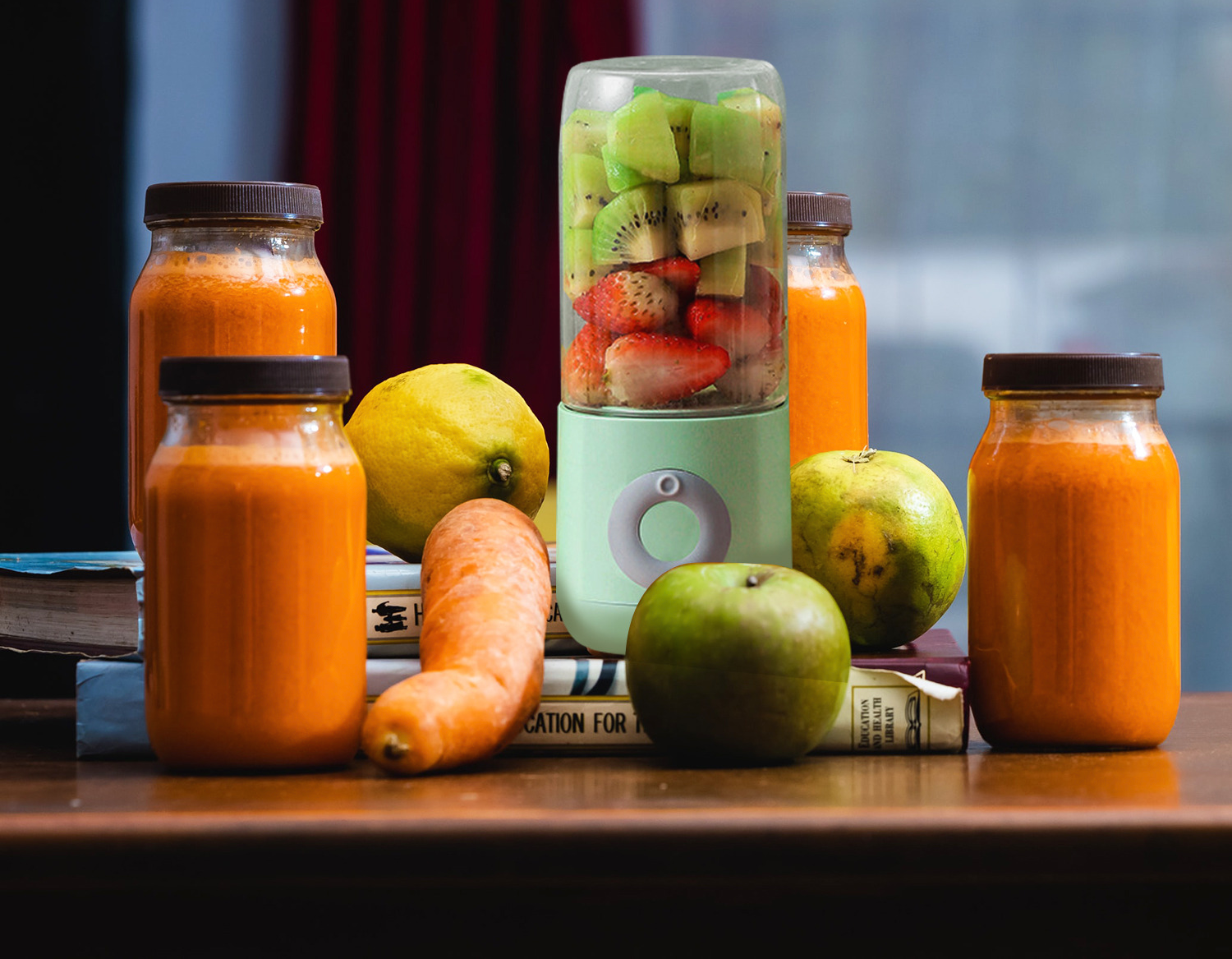 SappBlend Mixer - Portable Cordless Smoothie Blender