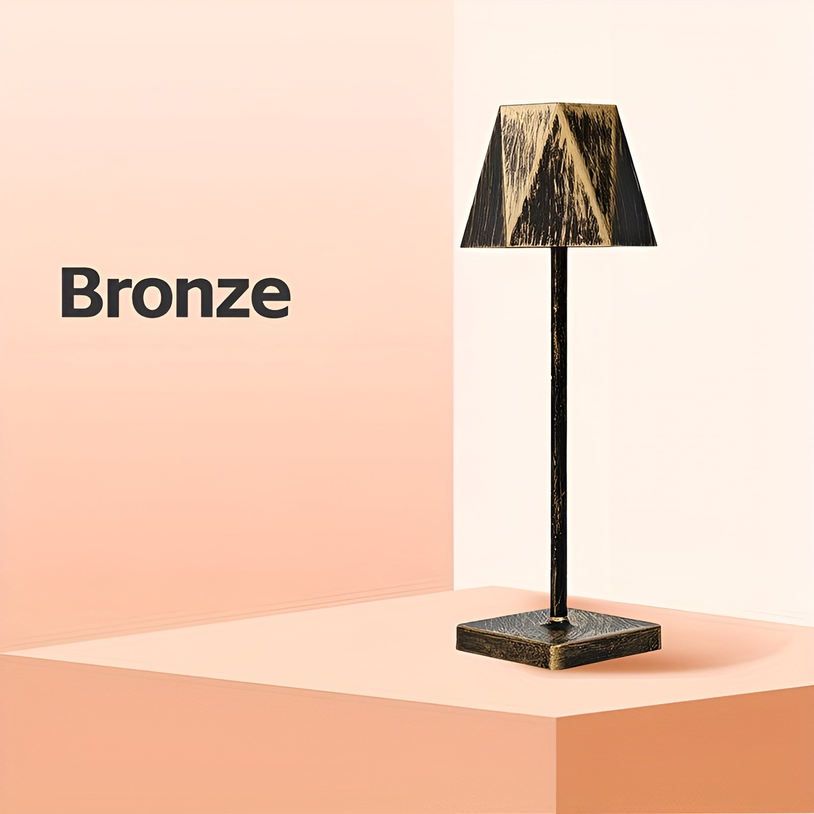 Retro LED Table Lamp - Cordless Rechargeable Light